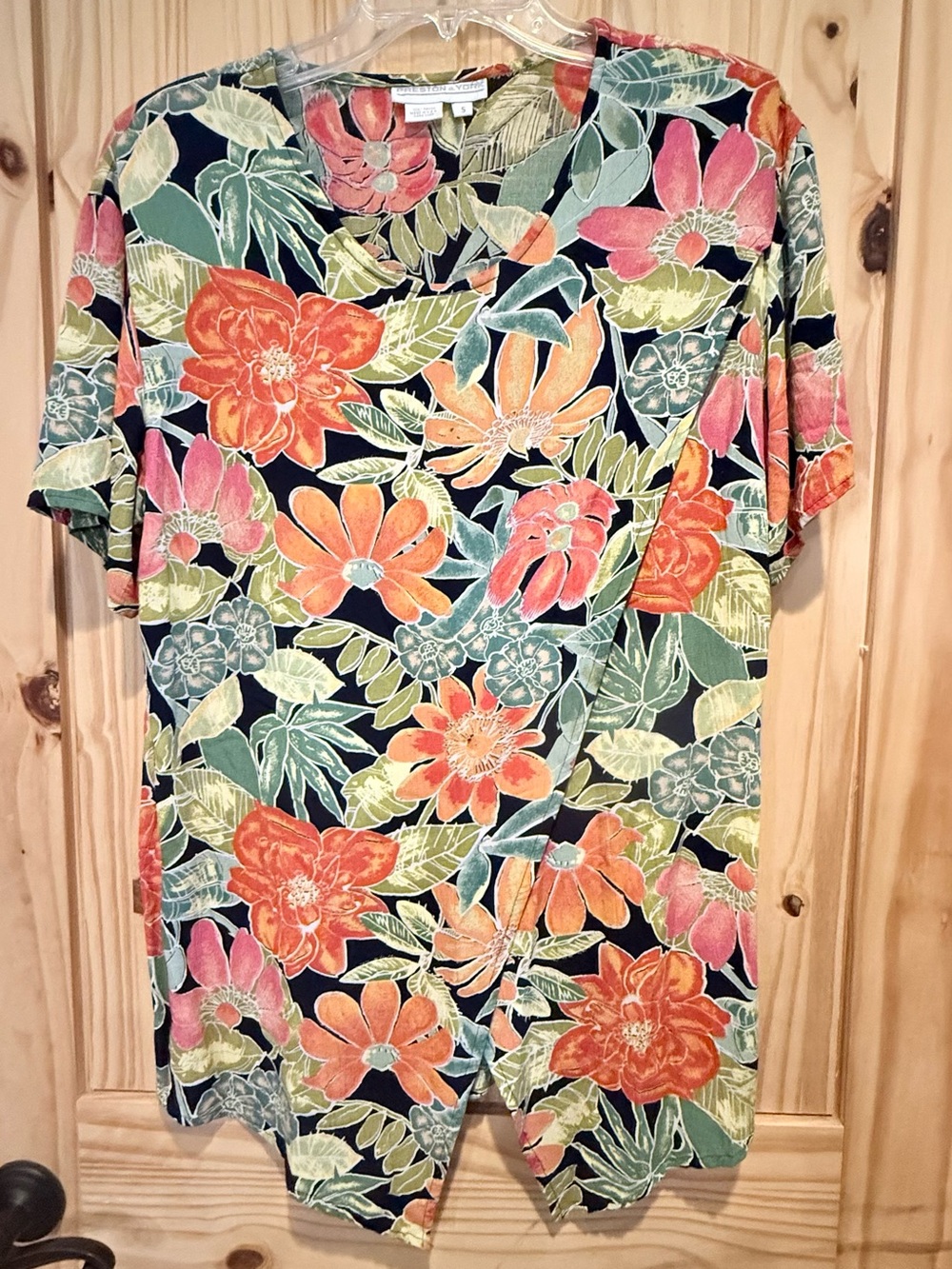 Tropical Floral Short-Sleeve Shirt - Multicolor